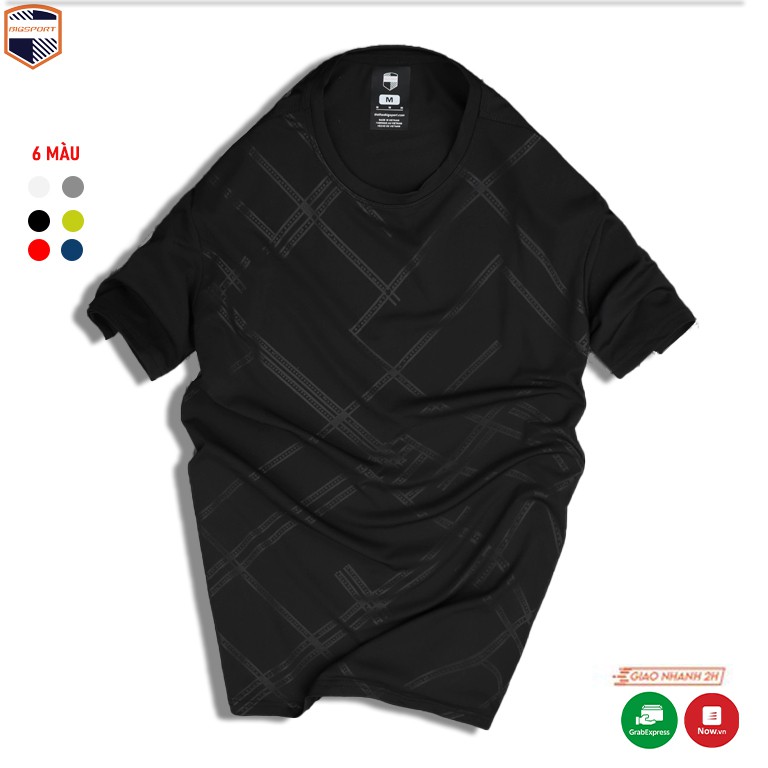 Áo Thun Nam Thể Thao Form Regular Unisex Trơn Basic Cổ Tròn Vải Poly Thun Lạnh Cao Cấp - Big Sport, BS00