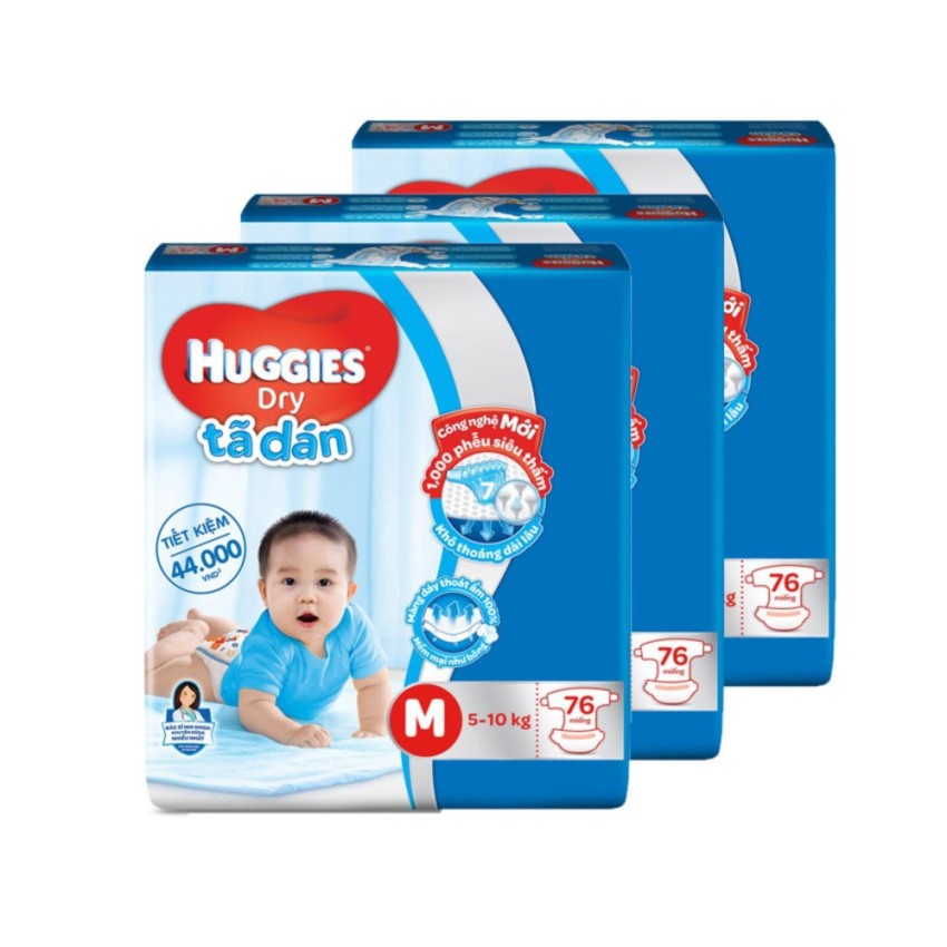 Tả Dán Huggies M76 Bé (5 - 10kg)
