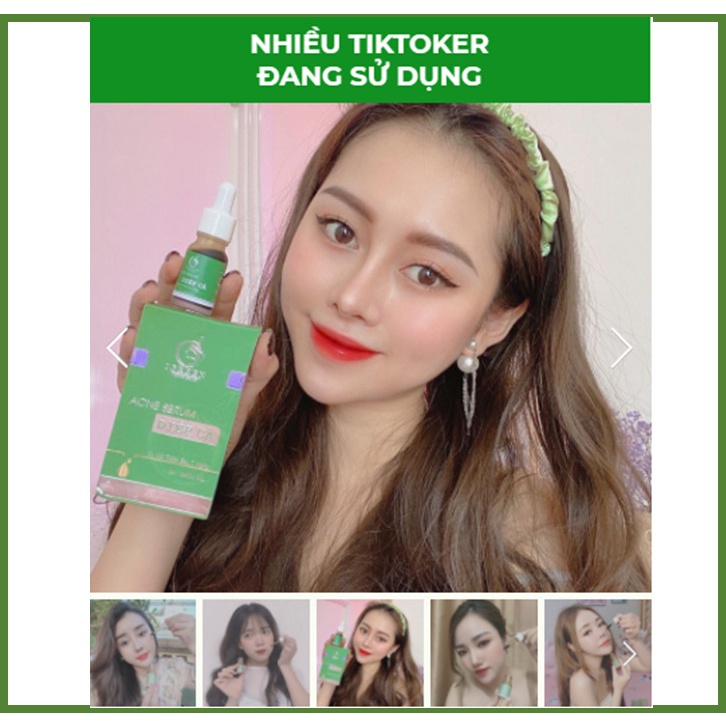 Serum diếp cá Igreen 10ml sạch mụn thâm se khít lỗ chân lông, nuôi dưỡng da căng bóng mịn màng