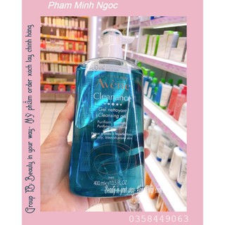 Sữa rửa mặt Avene cho da dầu