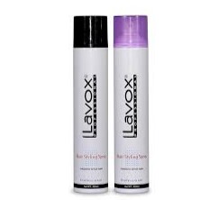 Keo gas xịt tóc Lavox 420ml cứng mềm tạo kiểu bới tóc cô dâu(gôm xịt) nắp tím, đen