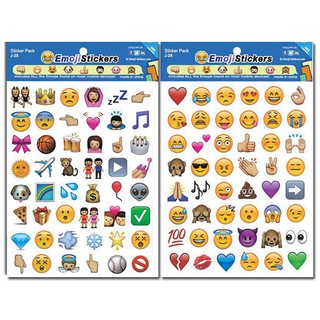 Sticker Emoji (Set 4 tờ)