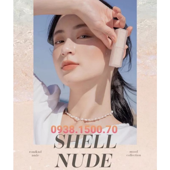 SON THỎI LÌ Romand Zero Gram Matte Lipstick 09 Shell Nude MÀU BASE ÁNH NUDE