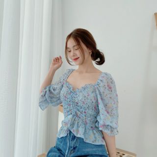 Áo voan hoa bèo xinh