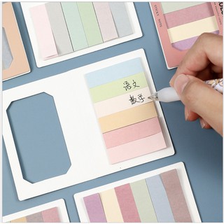 Giấy note đánh dấu màu macaron