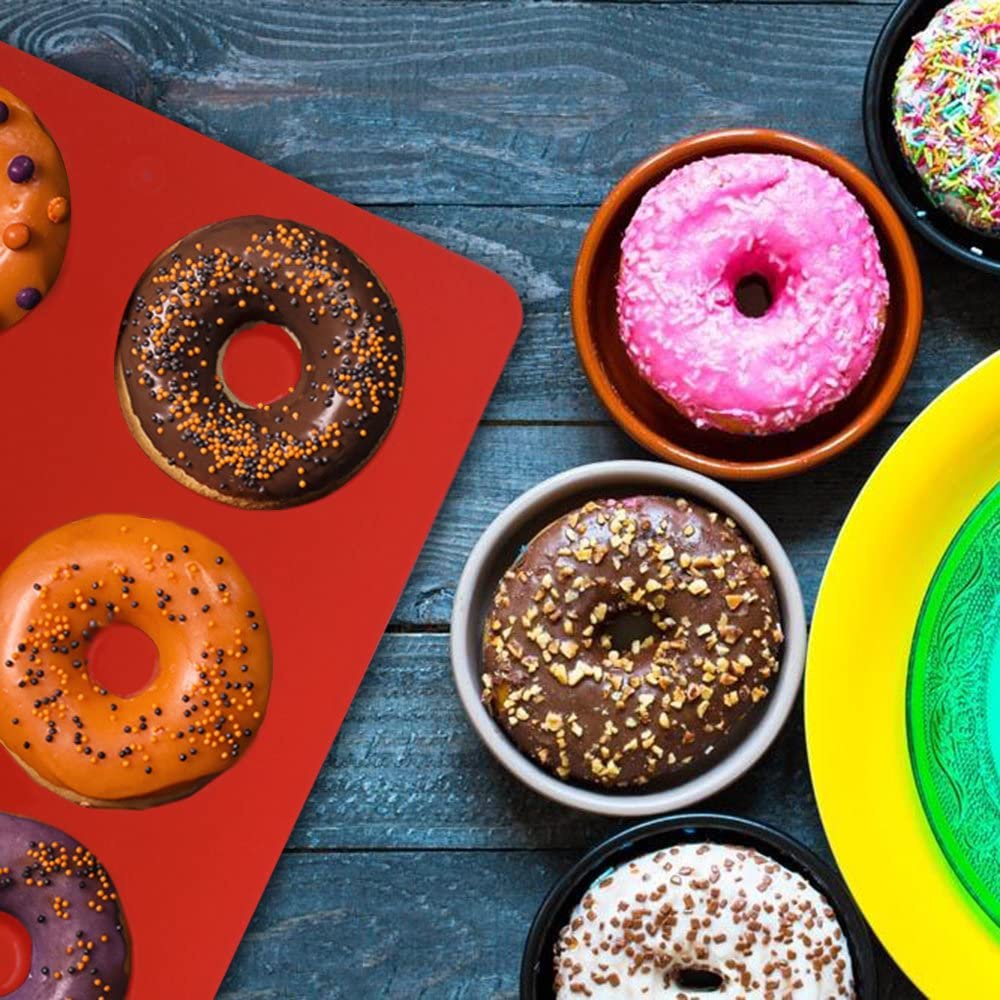 Khuôn ANAEAT bằng silicon chống dính làm bánh hình vòng