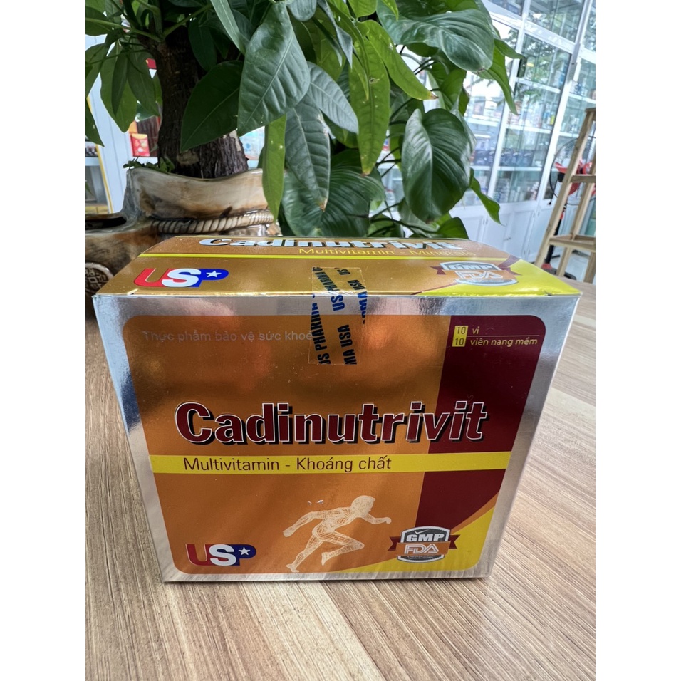 Viên Uống Cadinutrivit Bổ Sung Vitamin Và Khoáng Chất Tăng Sức Đề Kháng Cải Thiện Hệ Miễn Dịch
