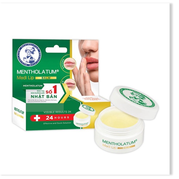 Son dưỡng môi chuyên biệt dành cho môi khô, nứt nẻ Mentholatum Medi Lip Stick