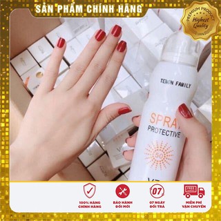 Xịt chống nắng V7- trắng bật tông