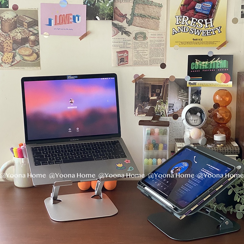 Giá đỡ máy tính xách tay để bàn, kệ đỡ laptop, macbook, ipad, cao cấp tản nhiệt