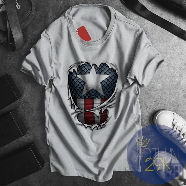 ALBUM 662 - ÁO THUN UNISEX PHỐI CỜ MỸ