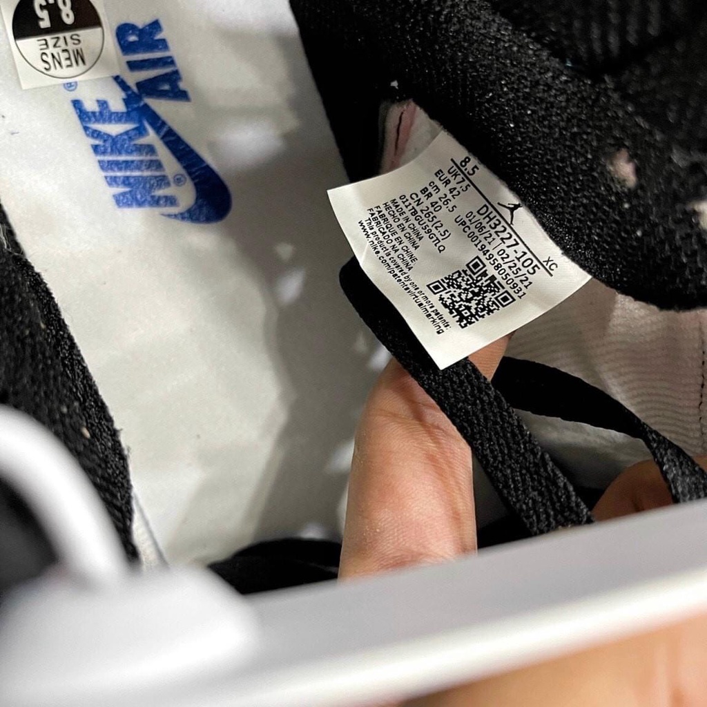 Giày Sneaker jd 1 TRAVIS SCOTT HIGH OG ROYAL BLUE, bản S.Cấp full phụ kiện