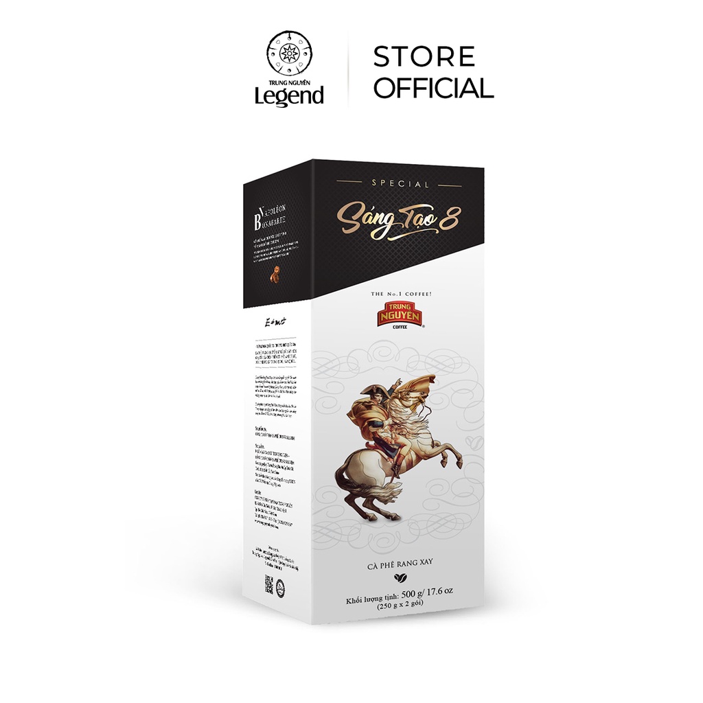 Cà phê Rang Xay Sáng Tạo 8 - Trung Nguyên Legend - 500gr