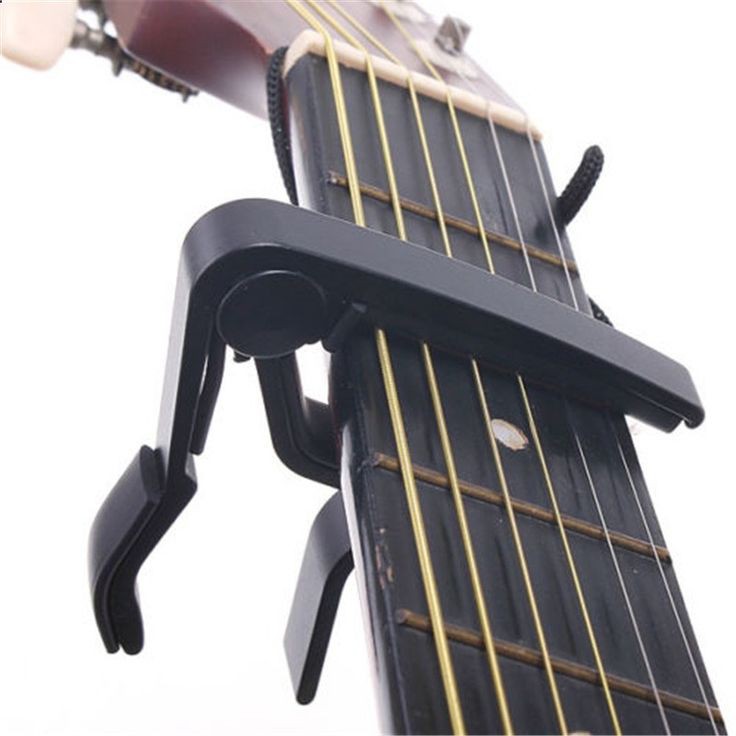 Capo guitar có đuôi móc chốt thay dây KBD 5A14 tặng kèm pick gảy