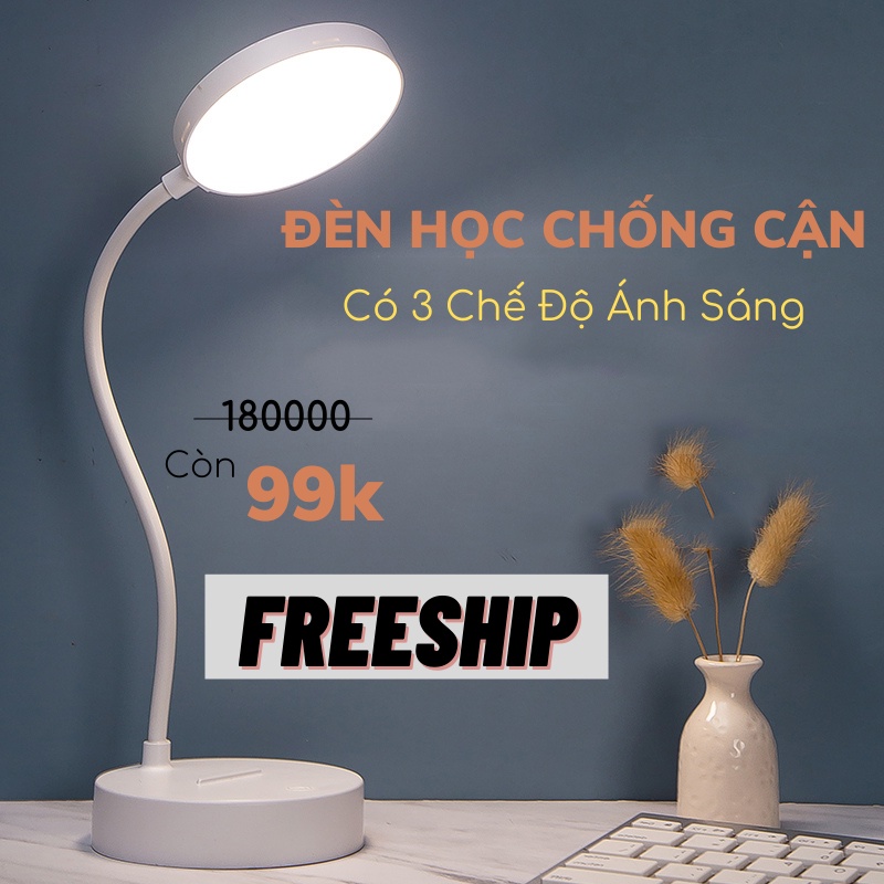 Đèn Bàn Học Sinh, Đèn Học Để Bàn Chống Cận, Bảo Vệ Mắt, Thiết Kế Nhỏ Gọn Tiện Lợi titan.st