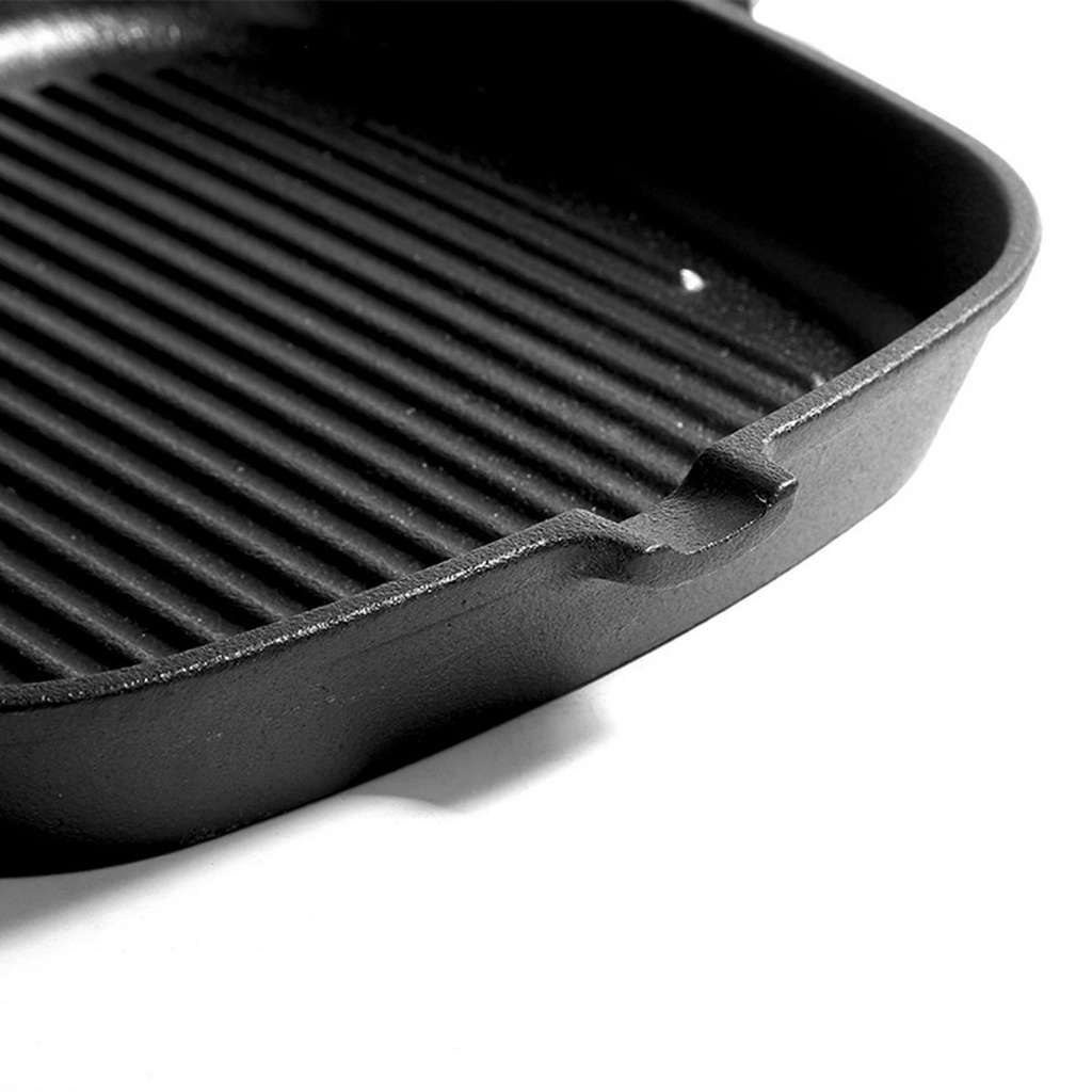 Chảo Chiên Bằng Sắt Hình Vuông Chất Lượng Cao