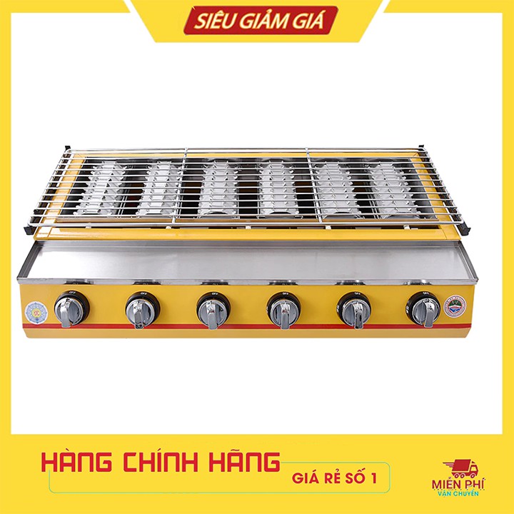 Bếp gas nướng BBQ hồng ngoại 6 trụ ETON ET-K233