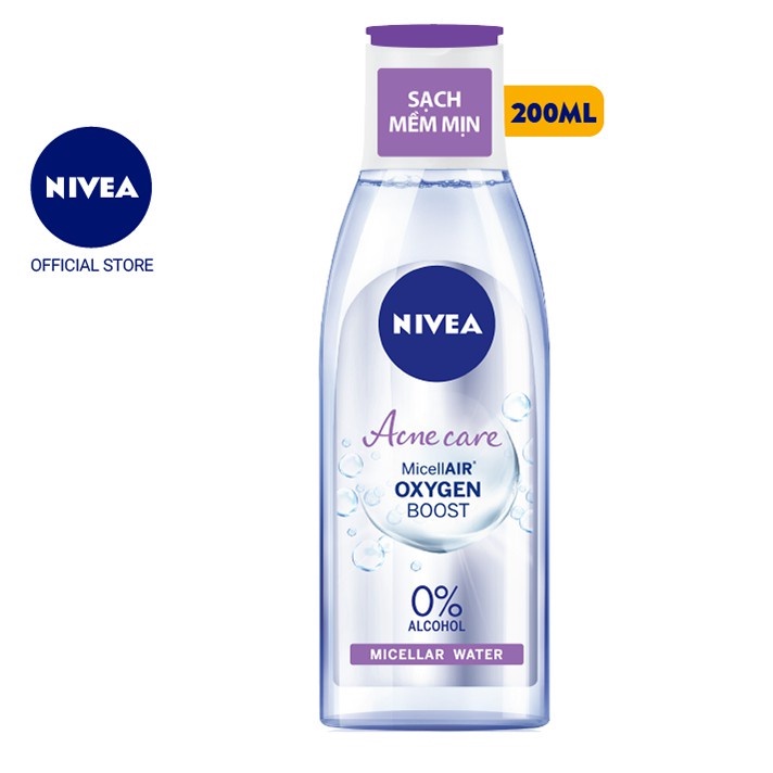 Nước tẩy trang da mụn Nivea Acne Care Micellar Water 200ml