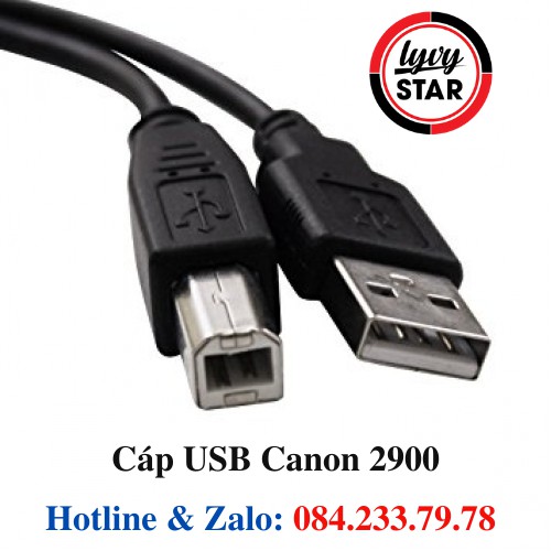 Dây cáp USB máy in Canon 2900 loại 1M5 - 3M - 5M