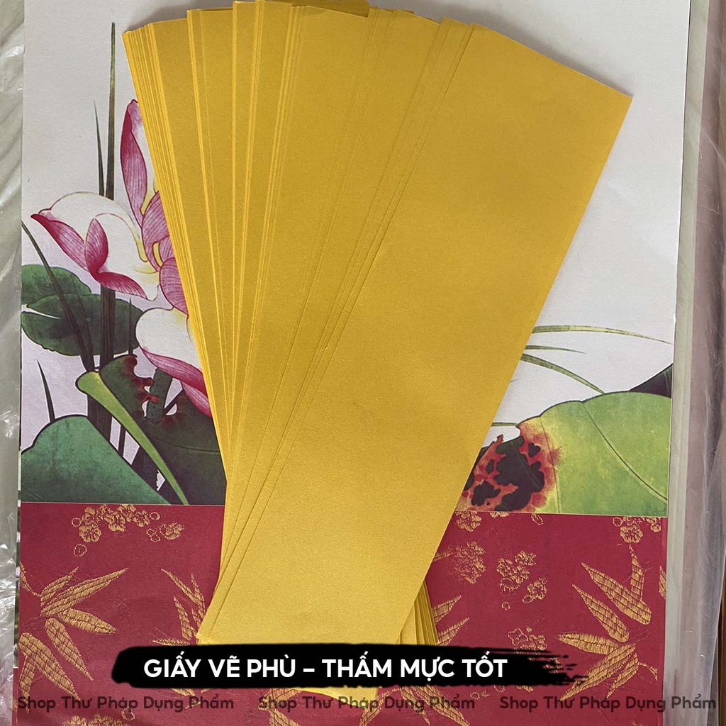 Giấy hoàng chỉ giấy vẽ bùa phù chú