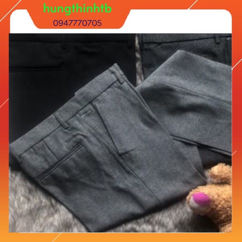 Quần Tây Nam Trung Niên Ống Rộng Hình Thật Do Shop Chụp Chất vải Đẹp Rẻ Có Màu Đen, Xám Đen Và Xám Sáng