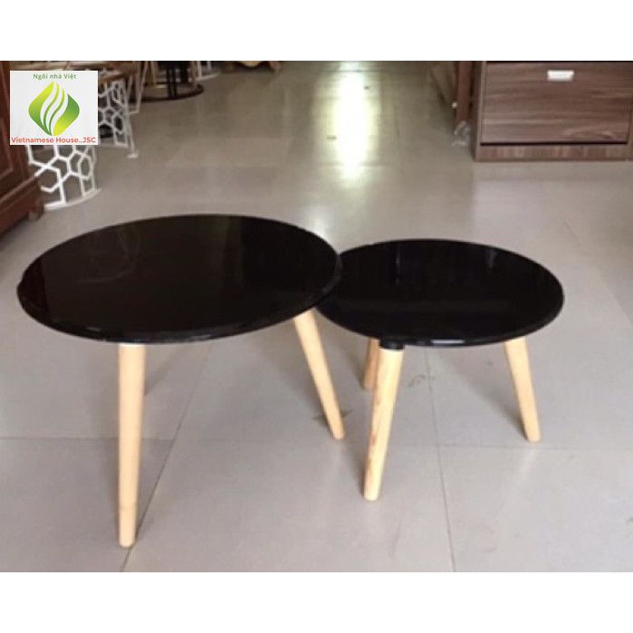 Bàn tròn Sofa - Bàn trà - Cafe - chân tần bì - Vietnamese House - MSP013 - Cao (28cm và 58cm) | BigBuy360 - bigbuy360.vn