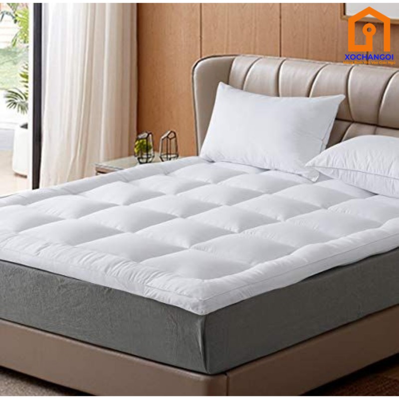 Topper Cao Cấp SilkPark Topper Nệm Tăng Tiện Nghi Microfiber Tiêu Chuẩn 5 Sao