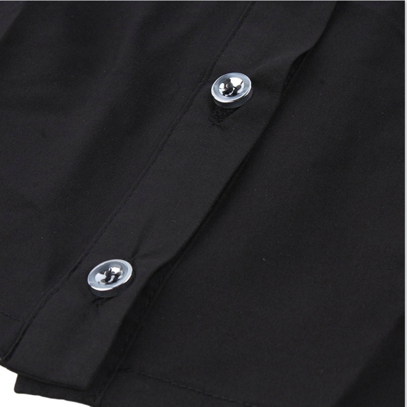 Cổ áo sơ mi giả phối bèo thời trang thanh lịch cho nữ