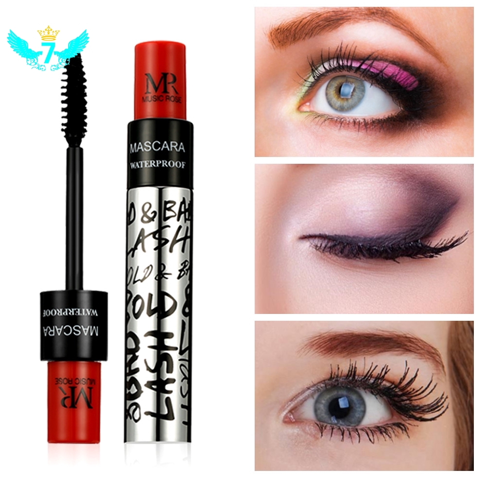 Mascara sợi tơ 4D chống thấm nước dày tơi đều không vón cục cho hàng mi dài