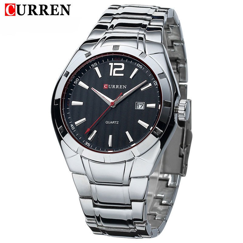 Đồng Hồ Quartz CURREN 8103 Bằng Thép Không Gỉ Chống Thấm Nước Chất Lượng Cao Cho Nam