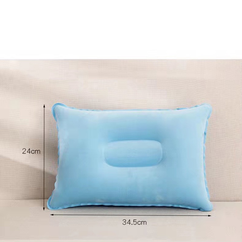 Gối Ngủ Bơm Hơi PVC Nylon Siêu Nhẹ Di Động Đa Ứng Dụng Cho Hoạt Động Ngoài Trời