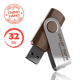 USB 32GB E902 Taiwan Team Group INC (Nâu) - Hãng phân phối chính thức