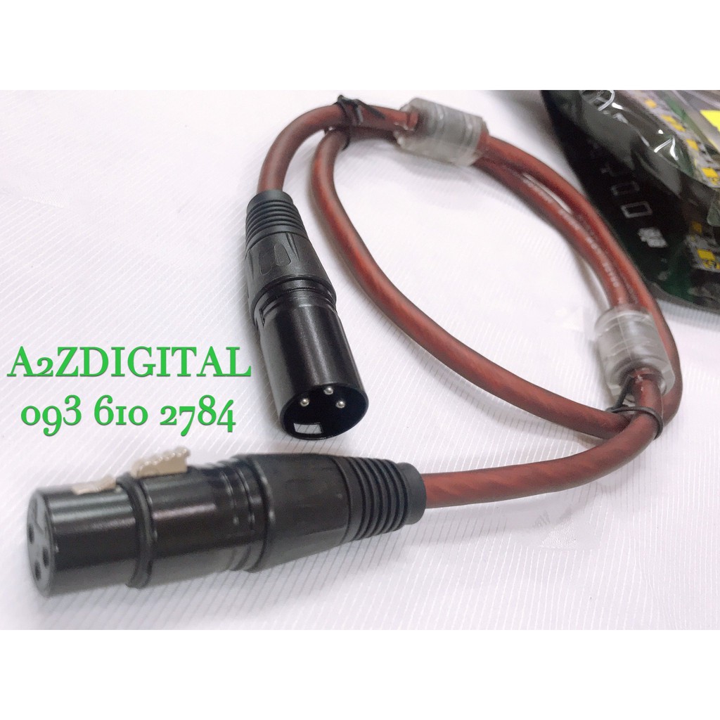 DÂY JACK CẮM Canon  1 ĐẦU CANON ĐỰC - 1 ĐẦU CANON CÁI