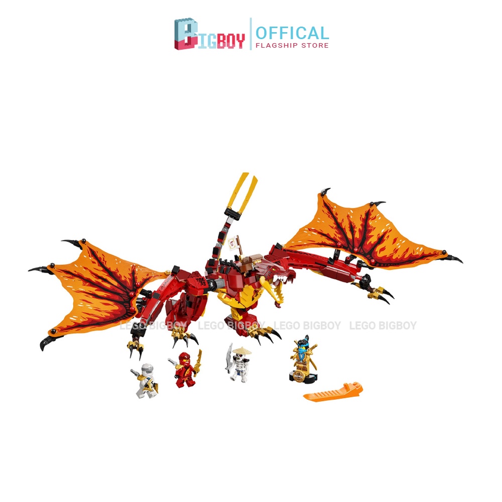 Mô hình lắp ráp ninjago Multi rồng đồ chơi cho bé trai thông minh xếp hình nhựa ABS an toàn, không mùi Bigboy