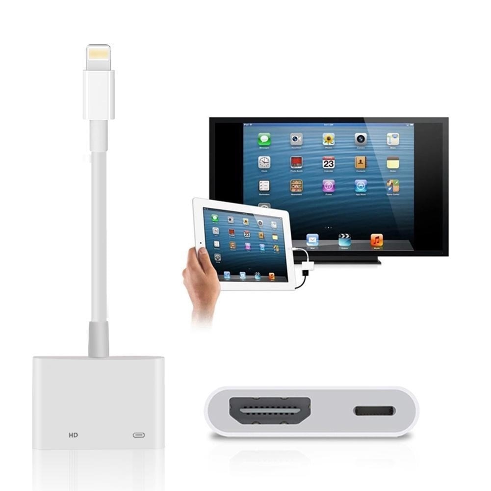 Mới Cáp Chuyển Đổi Hdmi 8pin Sang Hdmi Digital Av Cho Ipad Iphone Ios 11 10