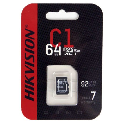Thẻ Nhớ Micro SD Hikvision 64Gb Class 10 - Hàng Chính hãng