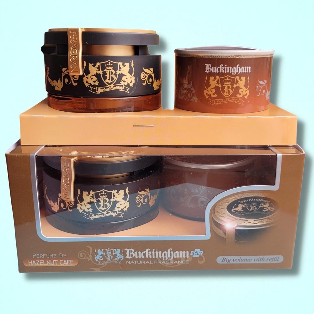 Nước hoa ô tô cao cấp BUCKINGHAM Hàn Quốc hương Cafe sữa, hộp 2 lọ - Auto Bảo Lộc