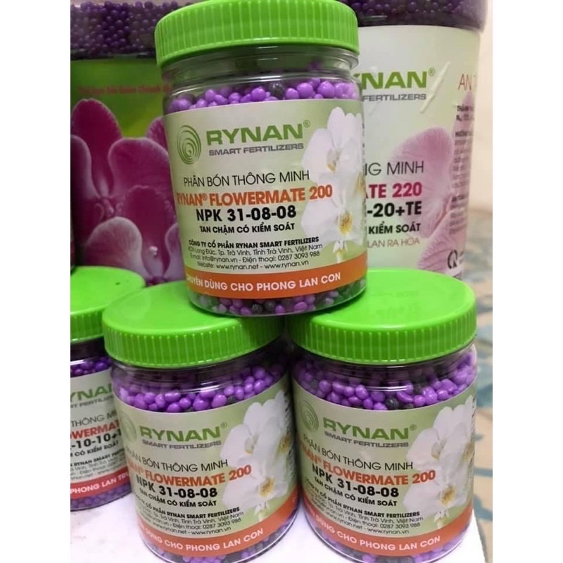 PHÂN TAN CHẬM RYNAN cho các loại lan