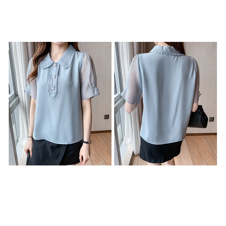 G98035 Áo chiffon nữ hè ngắn tay hàng nhập Thời trang Dương