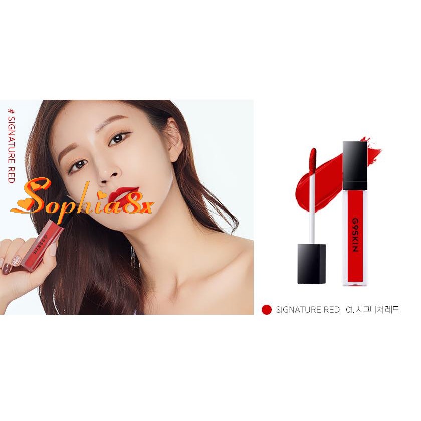 Son kem lì bền màu Hàn Quốc G9Skin First Lip Matte G9 Skin 01-08