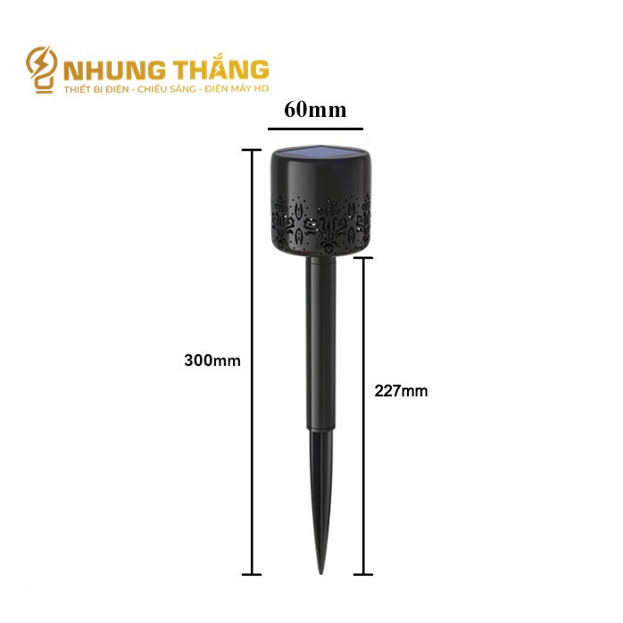 Đèn LED Cắm Cỏ Sân Vườn MT-29 - Sử Dụng Năng Lượng Mặt Trời - Chống Nước IP65 - Energy Green Lighting -Bảo Hành 1 Năm