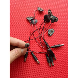 Dây Đế Pin 9V + Zắc DC 5.5mmX2.1mm