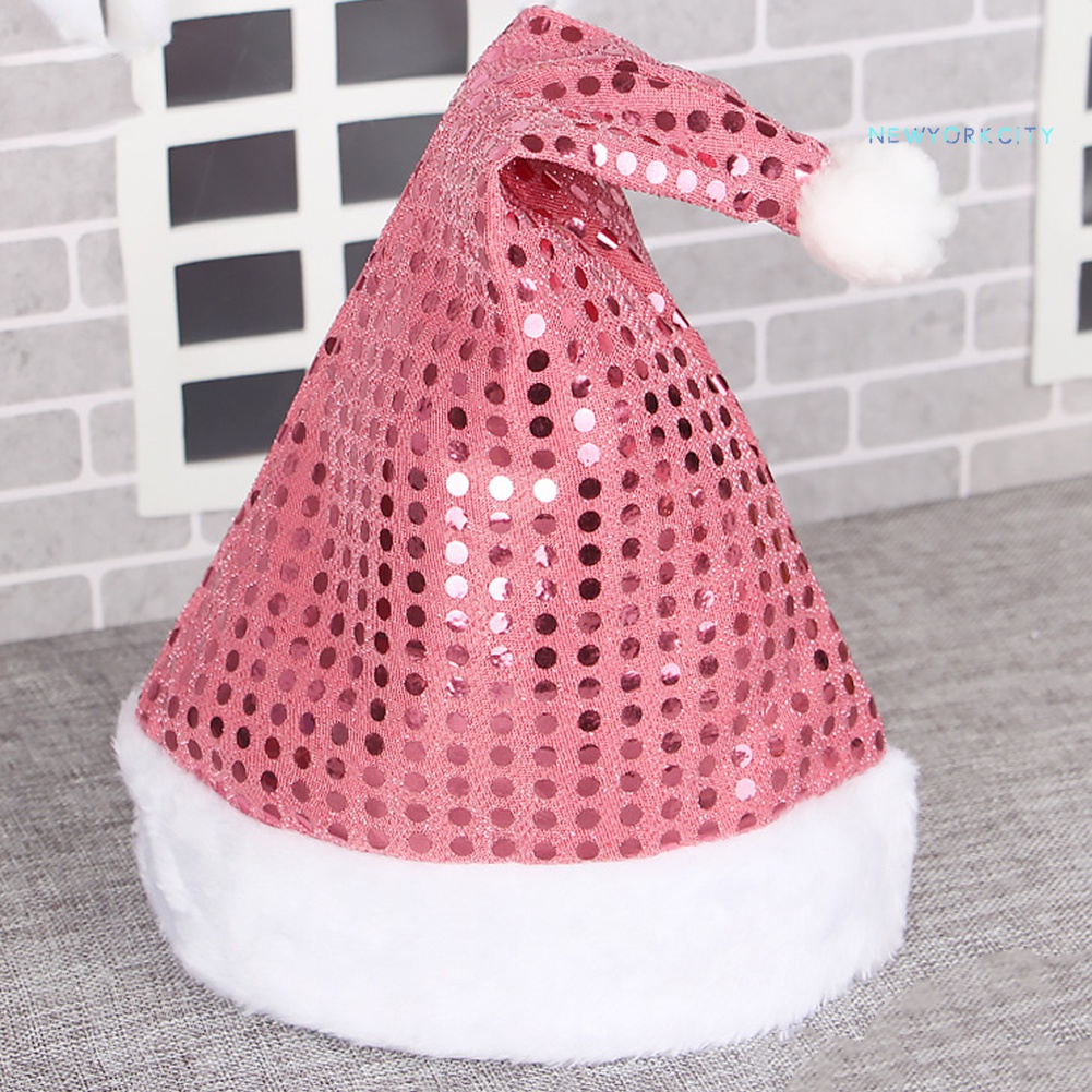 Mũ Hóa Trang Ông Già Noel Đính Kim Sa Lấp Lánh