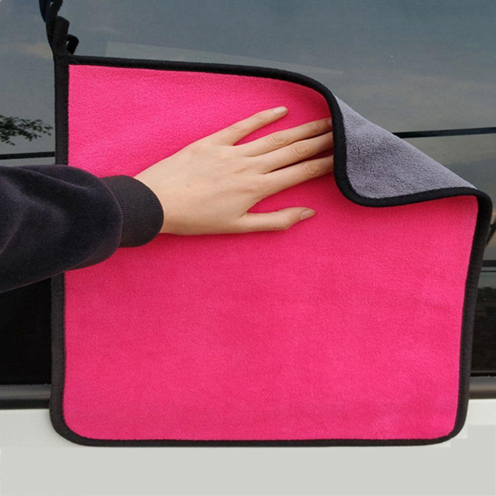 Khăn Lau Xe Hơi Bằng Sợi Microfiber 30x40CM