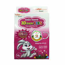 Khẩu trang 3D MASK KIDS/ Khẩu trang y tế dành cho trẻ em/ Khẩu trang lọc bụi PM2.5 chống tia UV