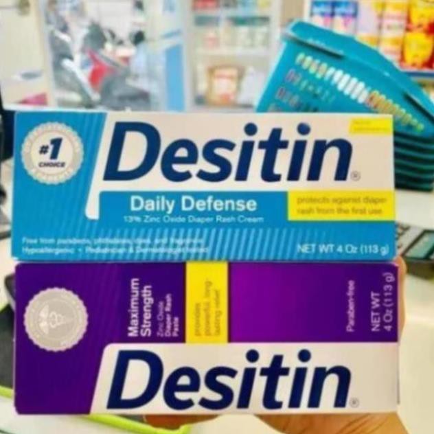 Kem Chống Hăm Tã 136gr - Desitin Daily Defense xanh DATE 2022