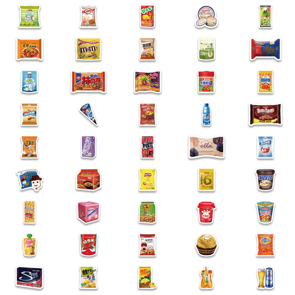 Bộ 90/45 Sticker Hoạt Hình Trang Trí Đa Dụng