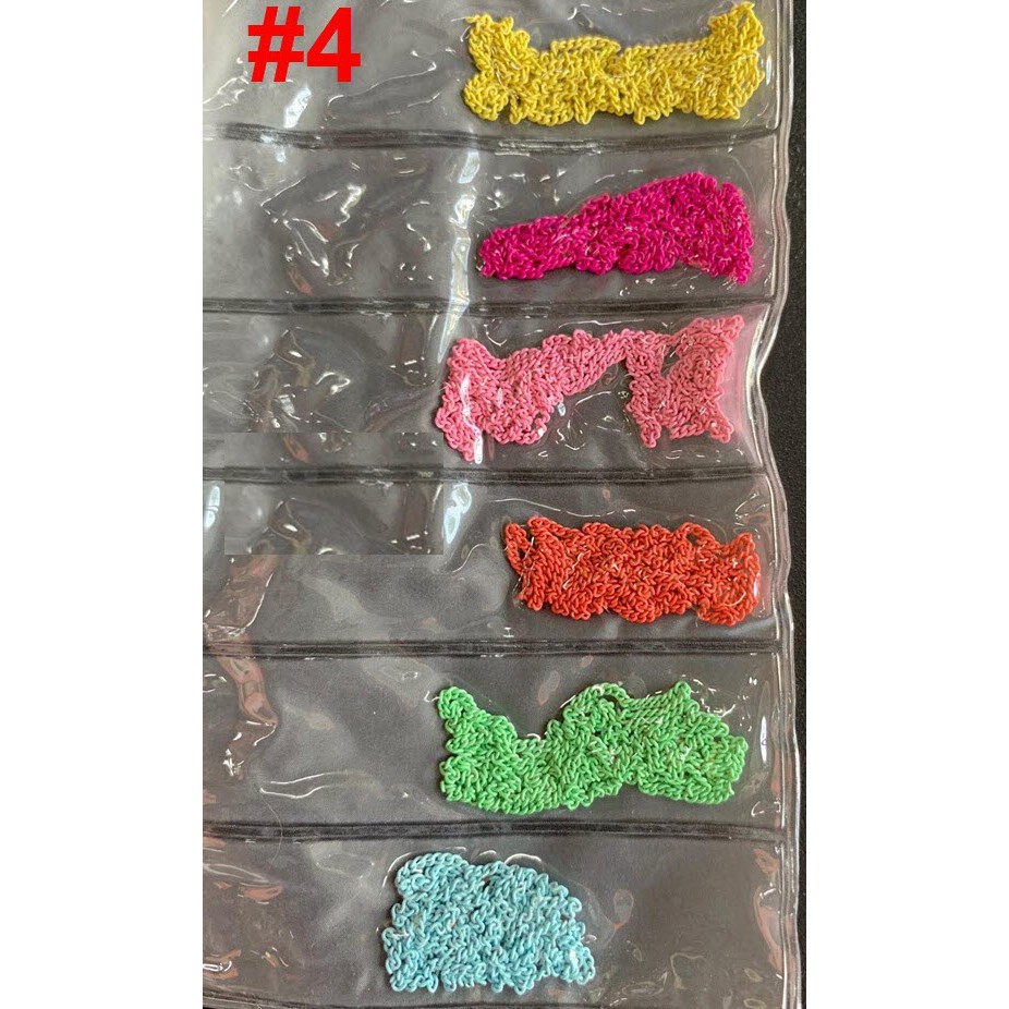 Sét Dây Xích Trang Trí Móng Nail Nhiều Sắc Màu, Rất Độc Đáo và Đẹp Mắt - Lẻ 1 Sét
