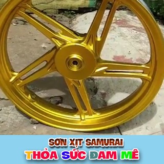 Chai sơn màu vàng candy Y016 Sơn xịt Samurai .