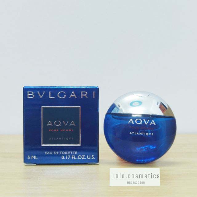 Nước hoa mini Nam BVLGARI AQVA Pour Homme Atlantiqve 5ml